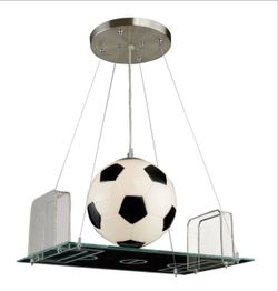 NEW Elk Lighting Goal! Goal! Goal! Soccer Field 1-Light Satin Nickel Pendant