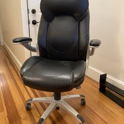 Lazy Boy Black Leather  Office Chair
