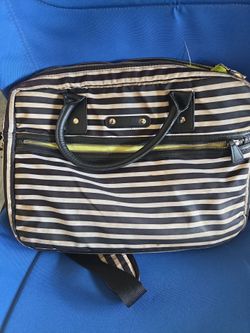 Black and White Striped Tote Bag