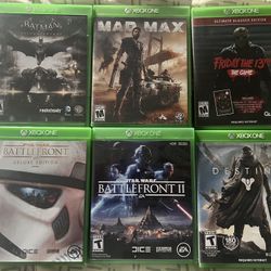 X Box 1 Games All 6 For $75  (Mint Condition Check Pics) Sell Or Trade!