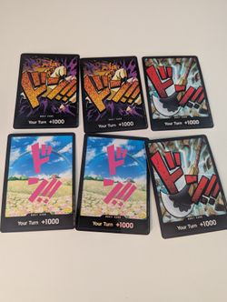 One piece don card lot 