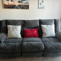 Extendable Grey Couches 