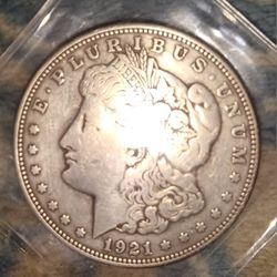 1921D Morgan Silver Dollar 