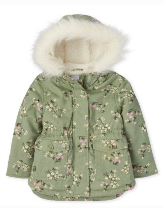 New! Girls Parka Size 4T 