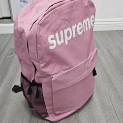 BRAND NEW SUPREME PINK BACKPACK