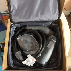 bokman Portable Level 2 & Level 1 EV Charger (240V, 16A), 20ft Cable and NEMA 6-20 Plug and NEMA 5-1