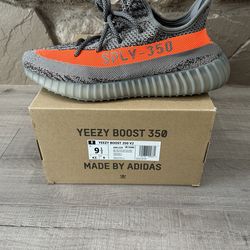 New DS Adidas Yeezy Boost 350 V2 Beluga Reflective Size 9.5 Men
