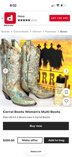 Corral Cowgirl boots 7.5