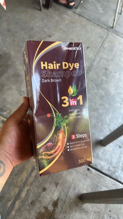 Meidu hair dye shampoo dark brown