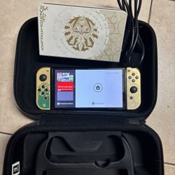 Nintendo Switch OLED Model - The Legend of Zelda: Tears of the Kingdom Edition with Dock and Charger