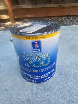Sherwin Williams ProMar(contact info removed) Pure White Paint