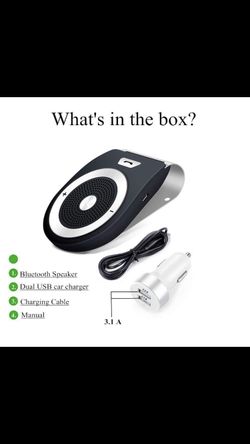 Car speaker with bluetooth