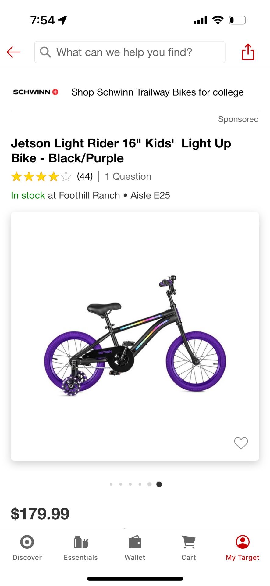 16” Jetson Light Rider Bike With Or Without Training Wheels