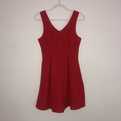 Midi Red Dress