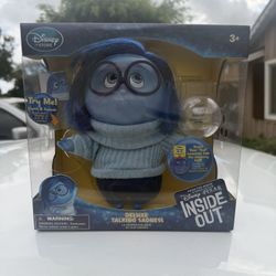 Disney Store Inside Out Sadness Deluxe Talking Doll Light up Memory Ball 7.5 New