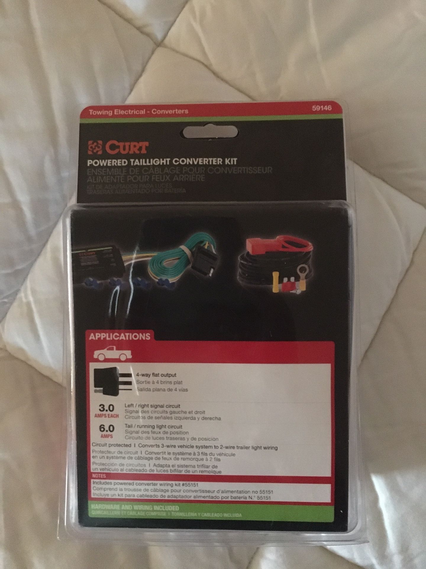 Curt power taillight converter KIT. (Brand new)