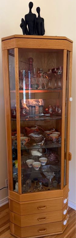 Display wood Cabinet