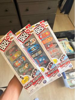 NIB  Tech Deck World Industries Bendy Boards Rubberized Fingerboards 5 Pk Bundle