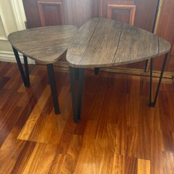 2 Small  Tables 