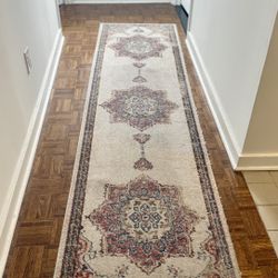 Beige carpet runner 