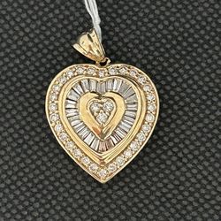 Diamond heart pendant 