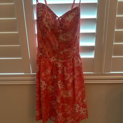 Guess Printed Lace Dress