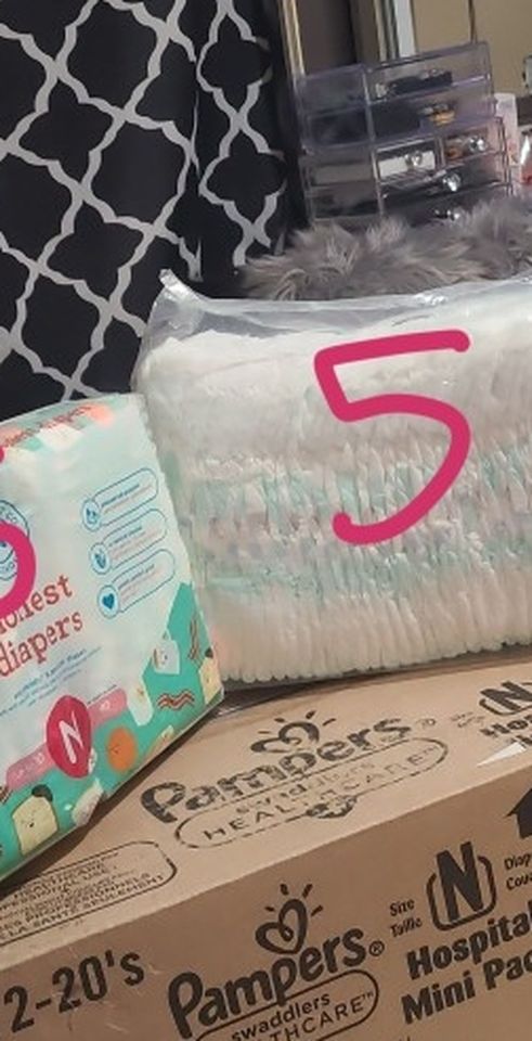 New Packs Of Diapers New Born N Size 2