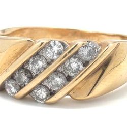 Mens Diamond/14K Ring