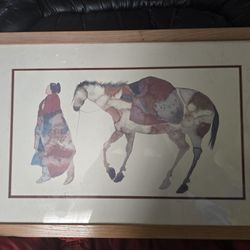 Native American Framed Picture