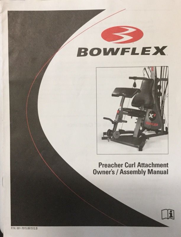 Bowflex Preacher Curl Attachment for Sale in Elk Grove, CA OfferUp