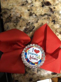 Autism Hair Bow