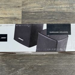 Bose - Surround Speakers 120-Watt Wireless Home Theater Speakers (Pair) - Black new