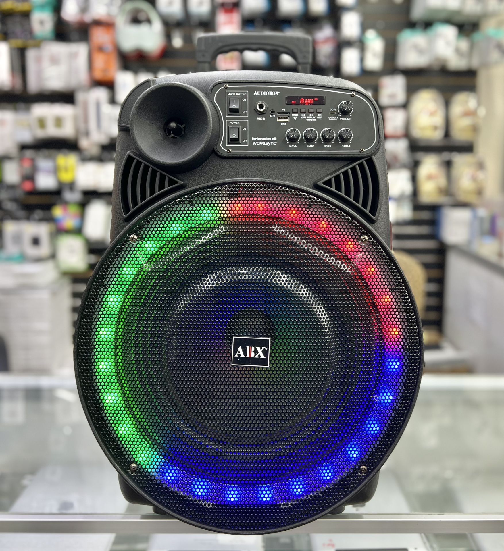 3400W Bluetooth Party Speaker With Wired Mic 