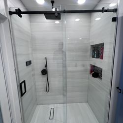 Frameless Shower Door Safety Tempered Glass 60 X 80