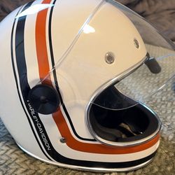 Harley davidson & Bell bullitt  VINTAGE STRIPE B06 FULL-FACE HELMET