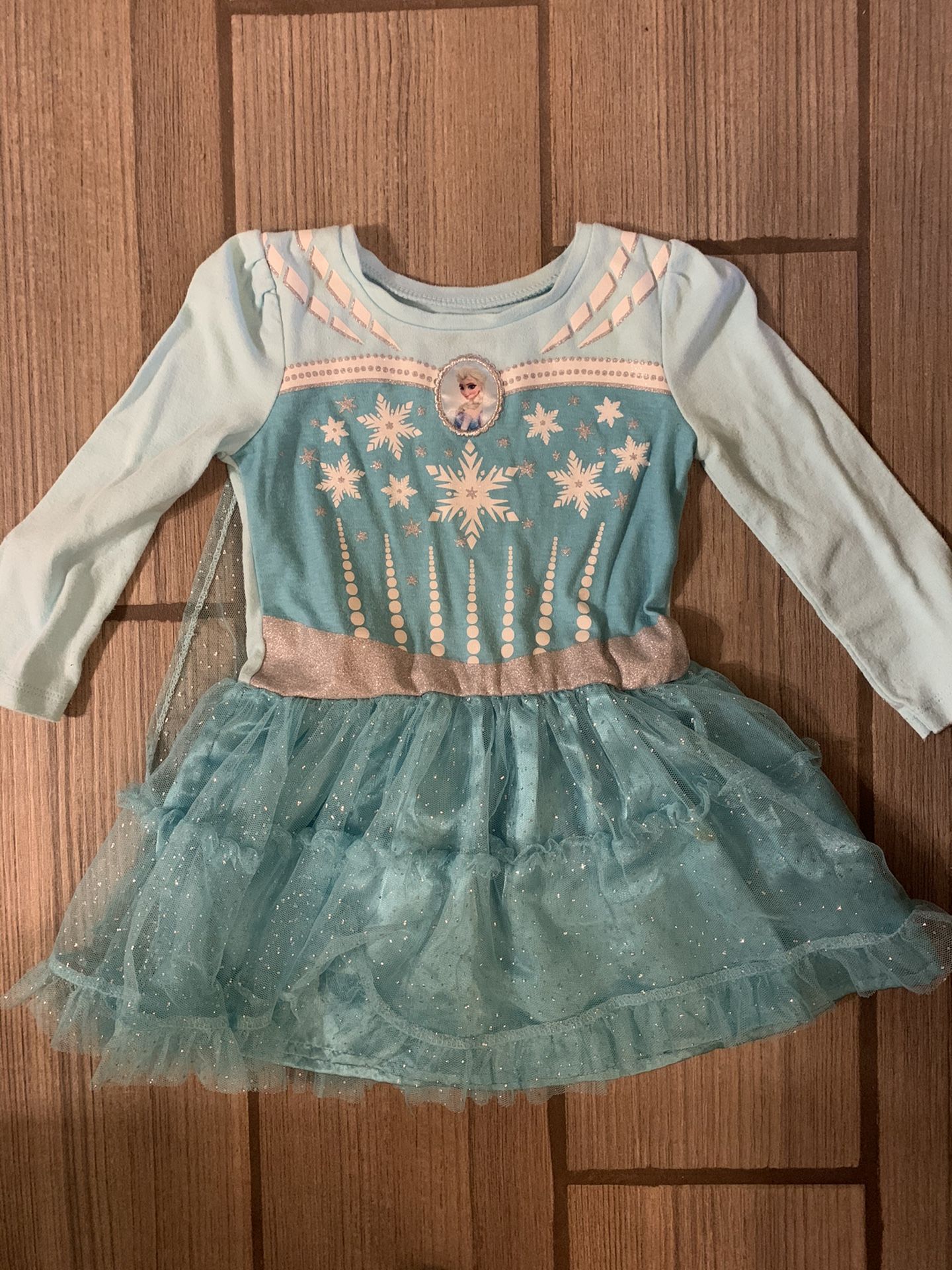 Elsa dress with cape 4t
