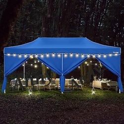 10x20  Pop up Canopy Tent with sidewalls Easy Up Outdoor Canopy Wedding Party Tents for Parties,Carpa