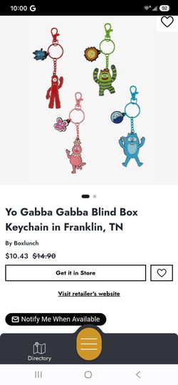 Yo Gabba Gabba! blind box keychain NNB