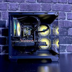 Compact Gaming PC | intel i7 5820k / RX 570 8GB / 16GB RAM / 500GB SSD / Liquid Cooling / Windows 11