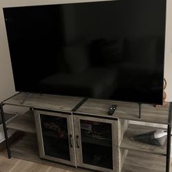 55in Tv And Tv Stand 