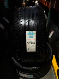 2 Continental Used Tires 315/35/22