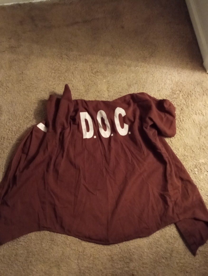 Authentic Novelty Prison Apparel From DOC of Pennsylvania 