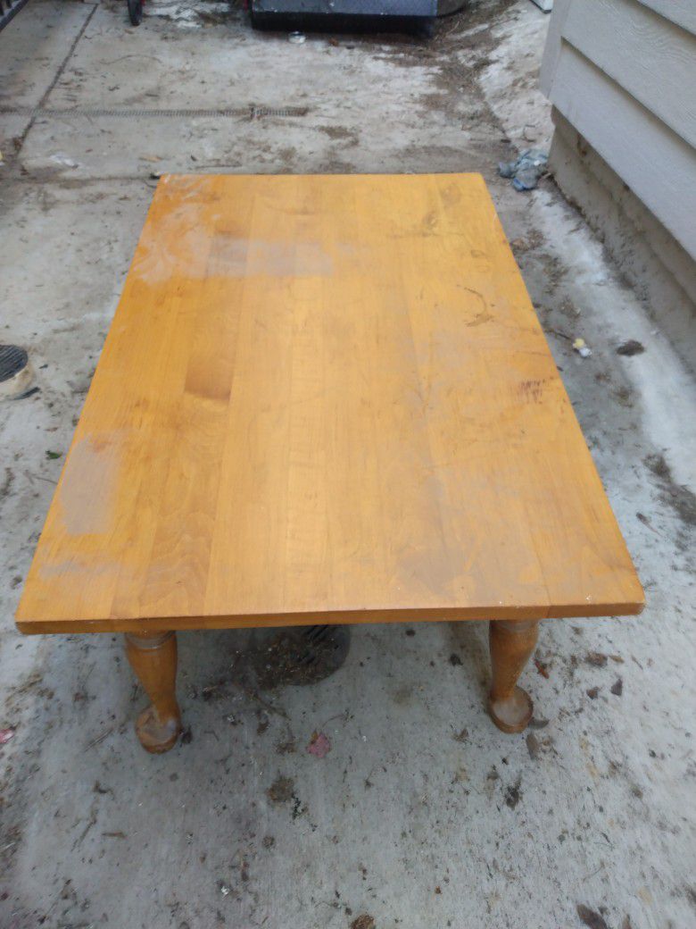 Coffee Table Solid Maple 