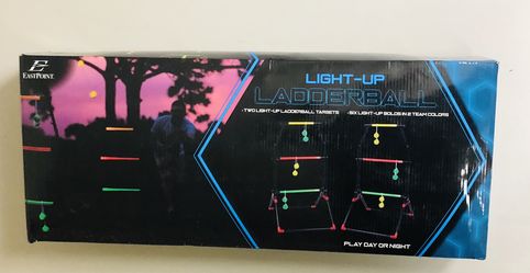 EastPoint Light Up Ladderball Portable Tailgate Game - Model #1-1-16085 - BRAND NEW in OPENED BOX