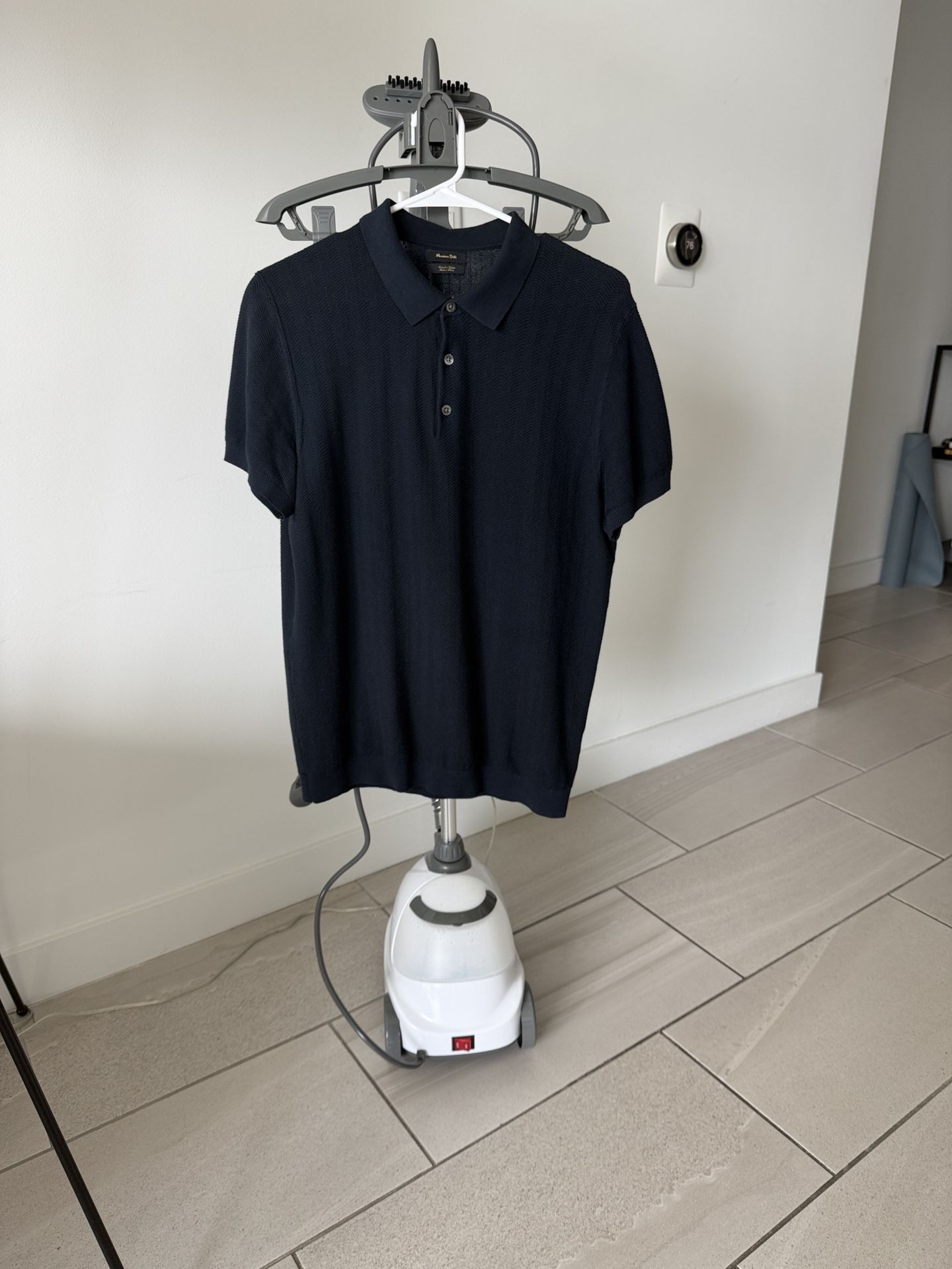 Massimo Dutti Men Navy Polo