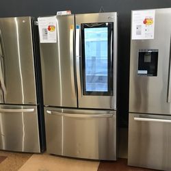 Lg Counter Depth French Instaview Door In Door Refrigerator With Ice Maker 💥💥 X8A