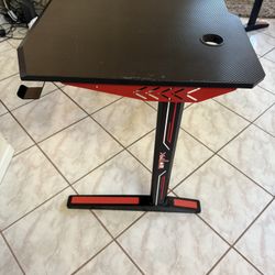 Gaming Table With Computer Chair