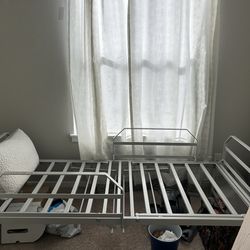 Medicinal bed frame lightly used metal heavy duty