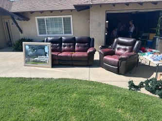 Couch and recliner- Electric- MUST GO TODAY!