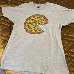 T-shirt Pizza Design Size L